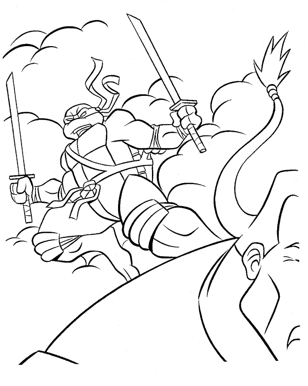 Kids-n-fun.com | Coloring page Ninja Turtles Ninja Turtles